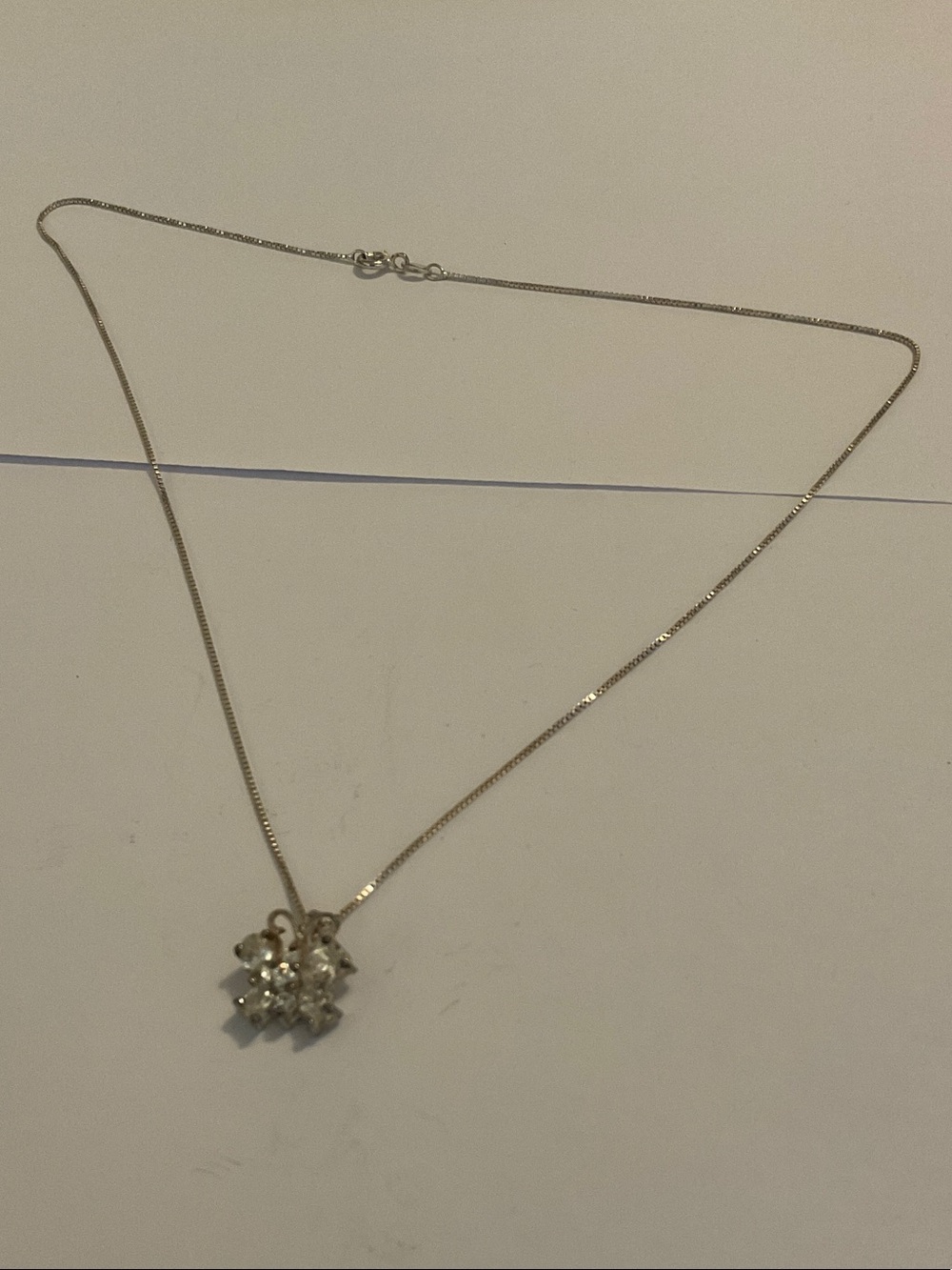 Sterling silver butterfly pendant necklace